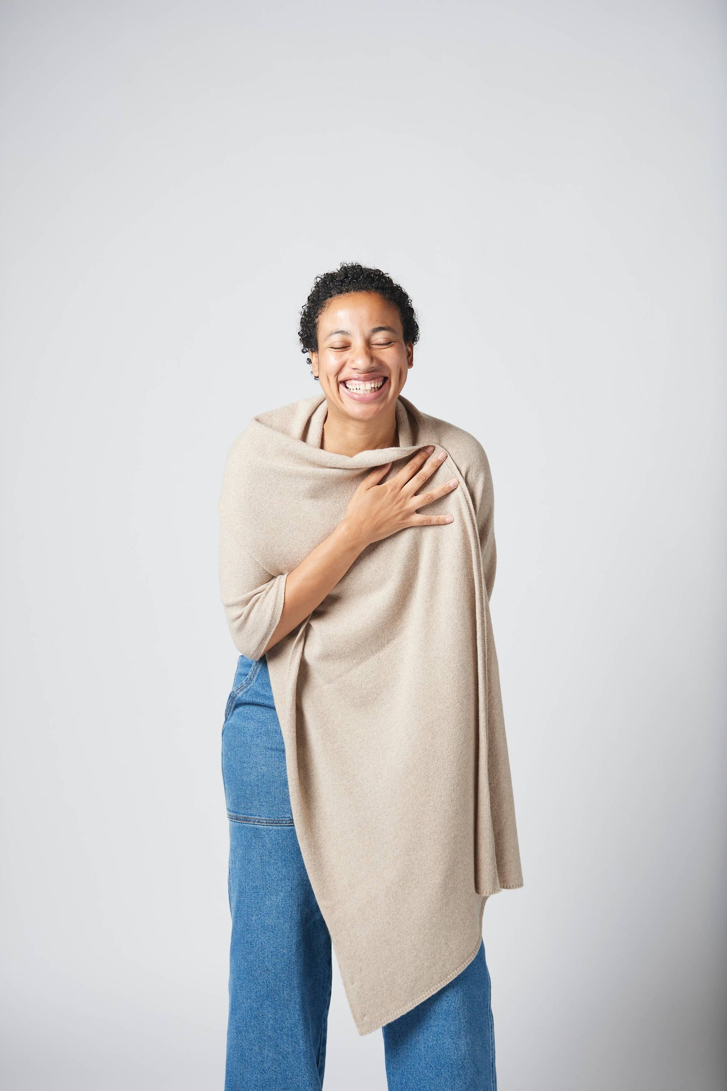 RESTOCKED! "ROBUSTO!" TRAVEL WRAP - 100% CASHMERE