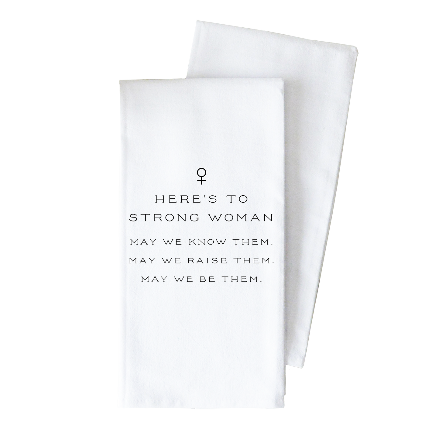 Strong Woman Tea Towel