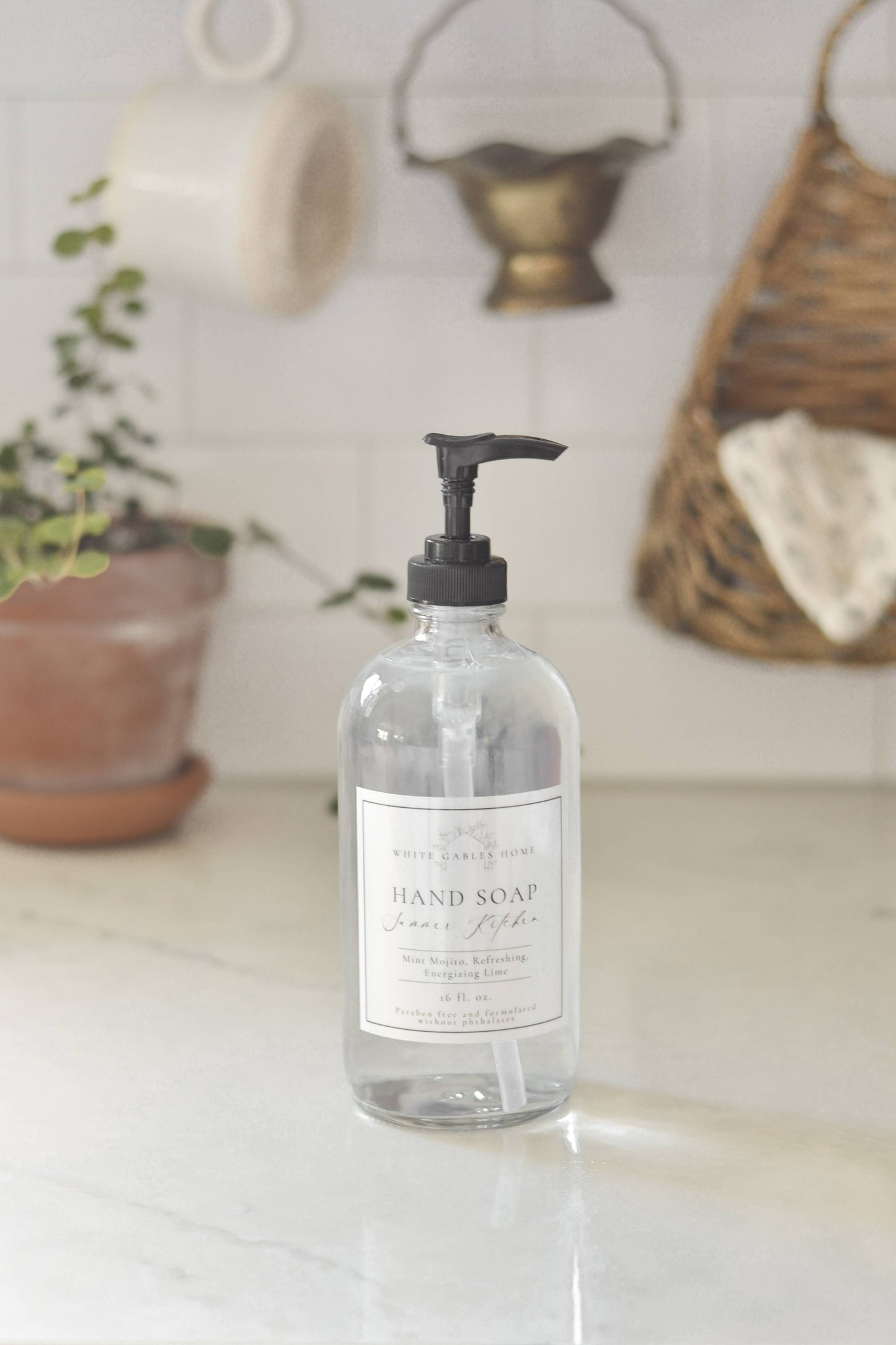 Summer Kitchen Hand Soap In Glass Jar | Made In USA