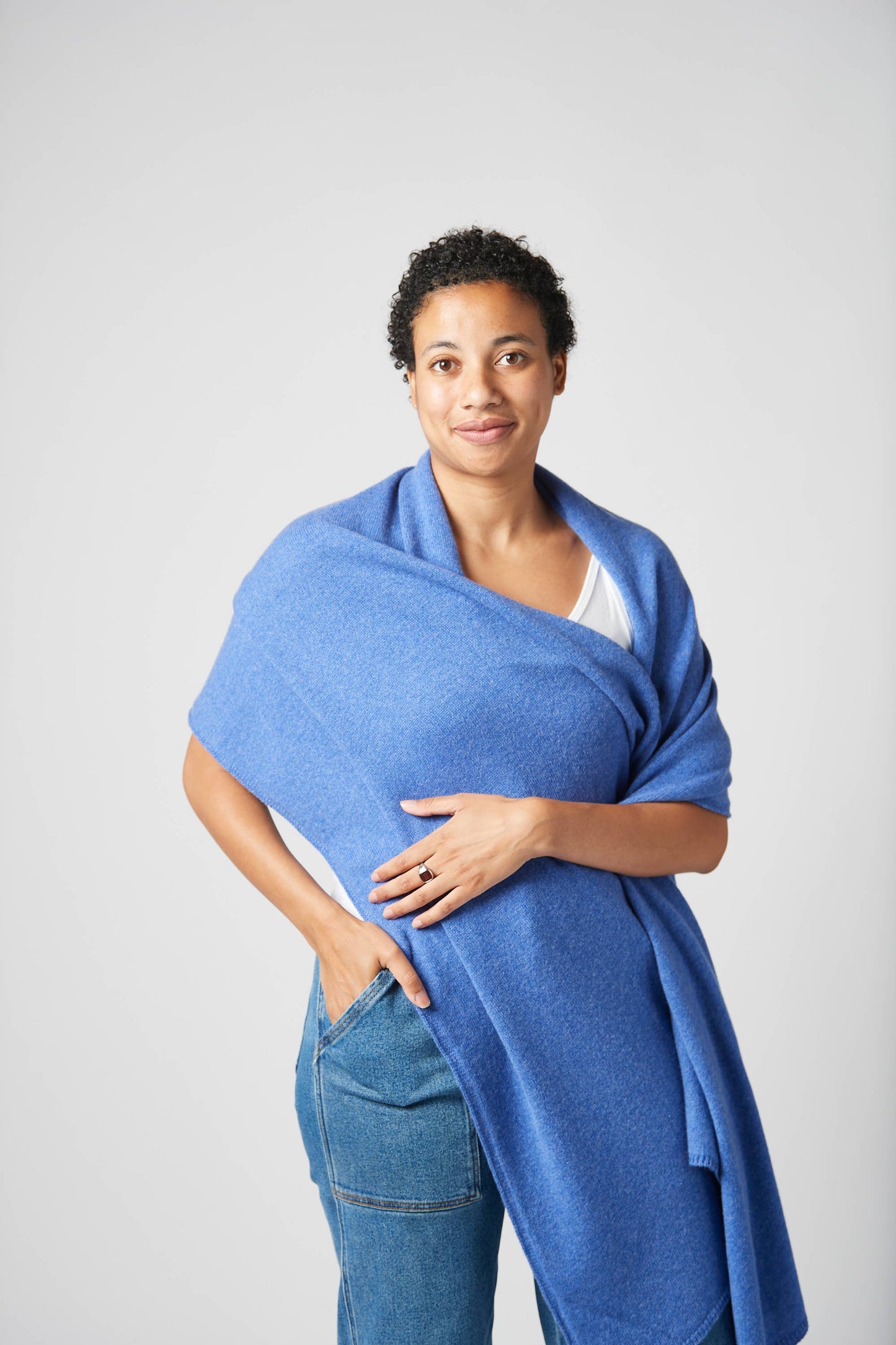 RESTOCKED! "ROBUSTO!" TRAVEL WRAP - 100% CASHMERE