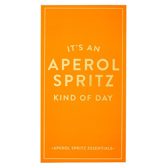 Barware Book Box - It's an Aperol Spritz Kind of Day (Clearance - Final Sale)