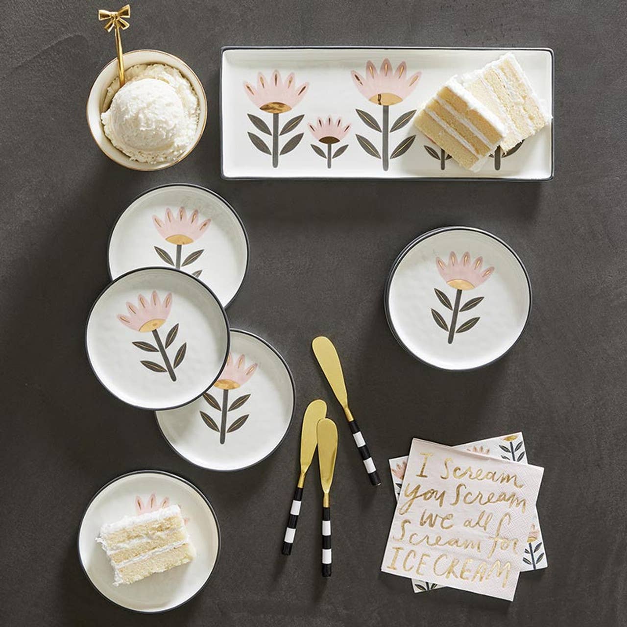 Cocktail Napkins - We all scream for Ice Cream