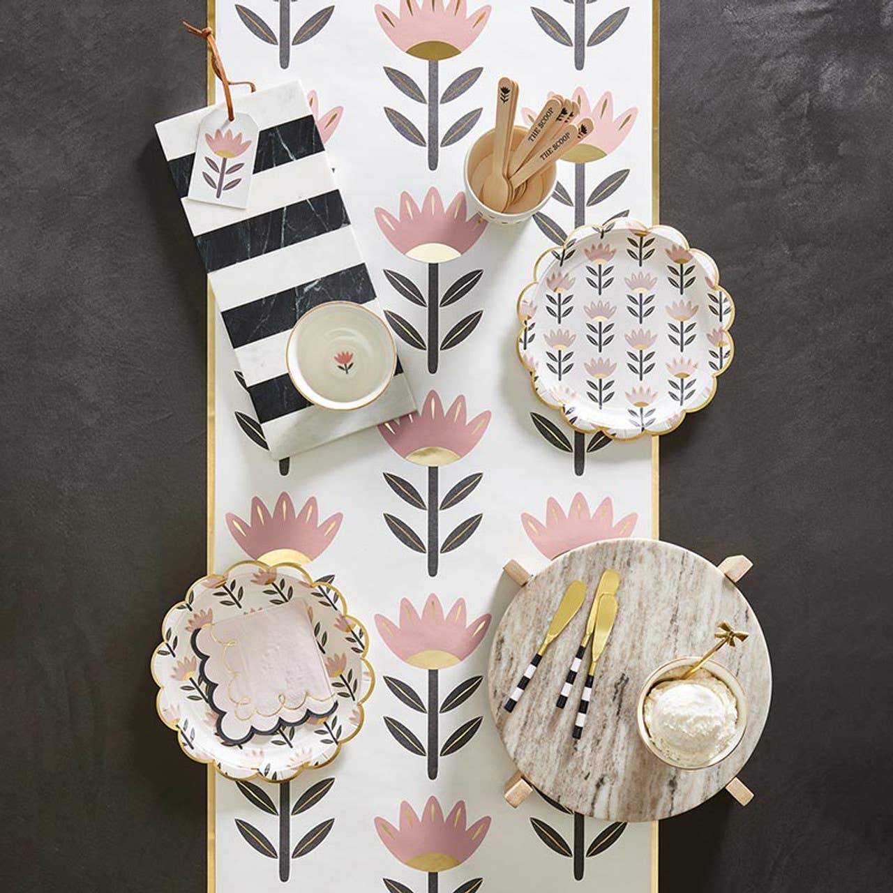 Birch Spoon - Flower - Set of 20