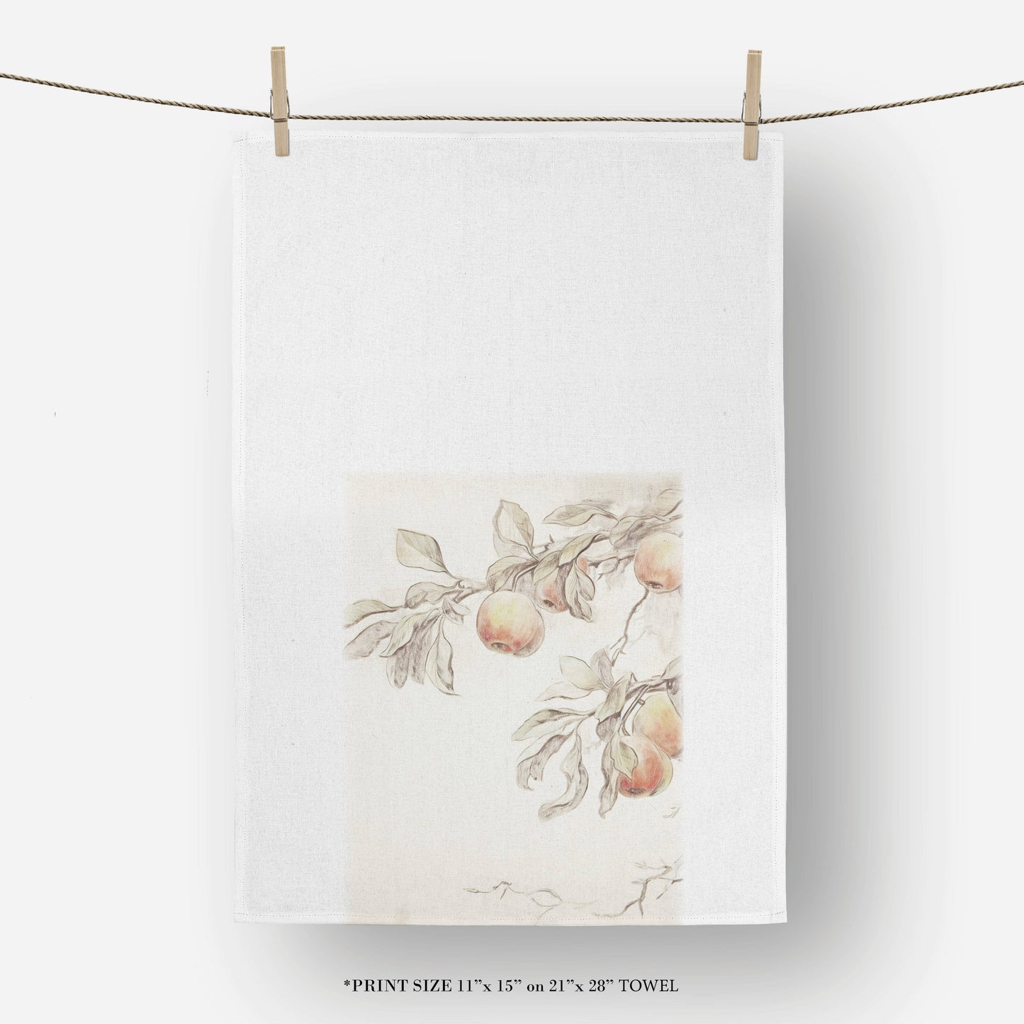 Peach Kitchen Tea Towel