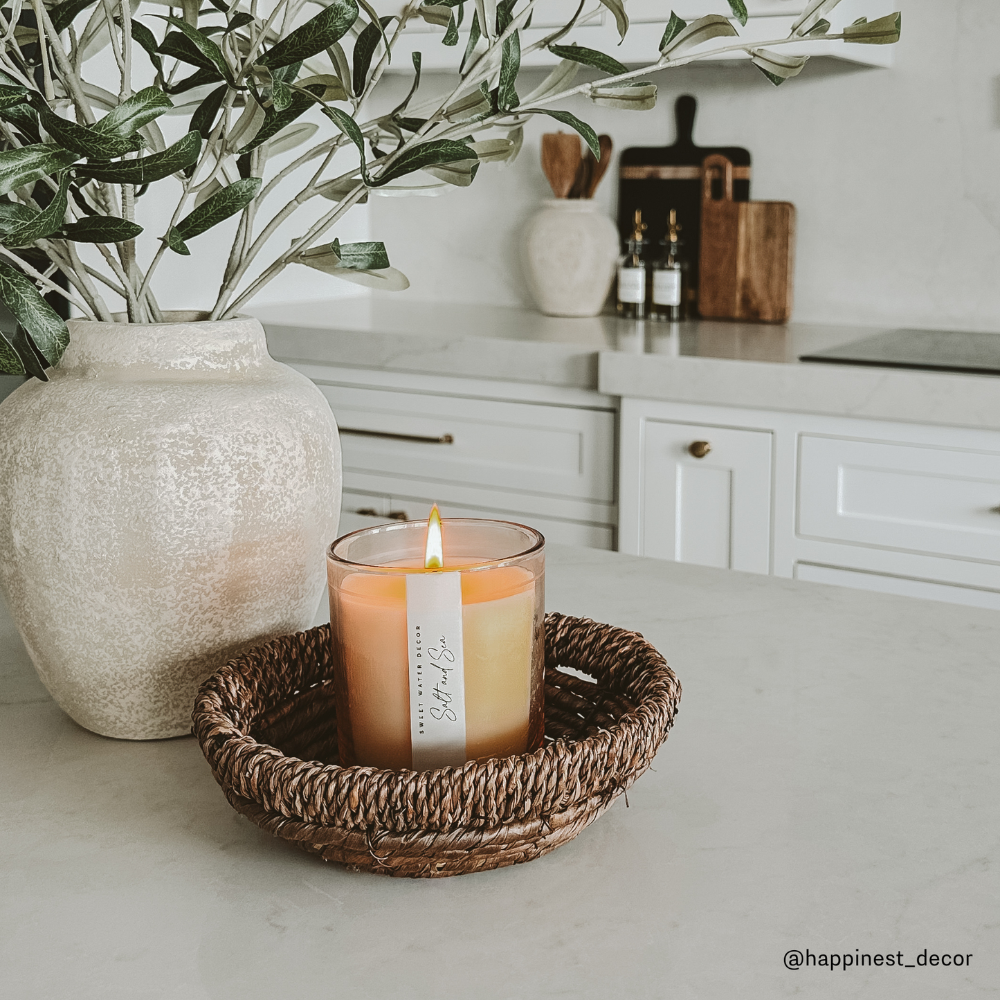 Salt and Sea 12 oz Candle - Home Decor and Gifts