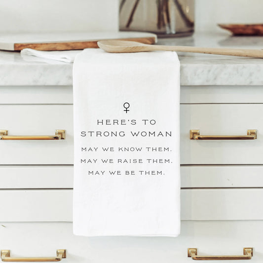 Strong Woman Tea Towel