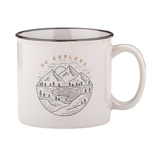 Campfire Mug - Grey - Go Explore