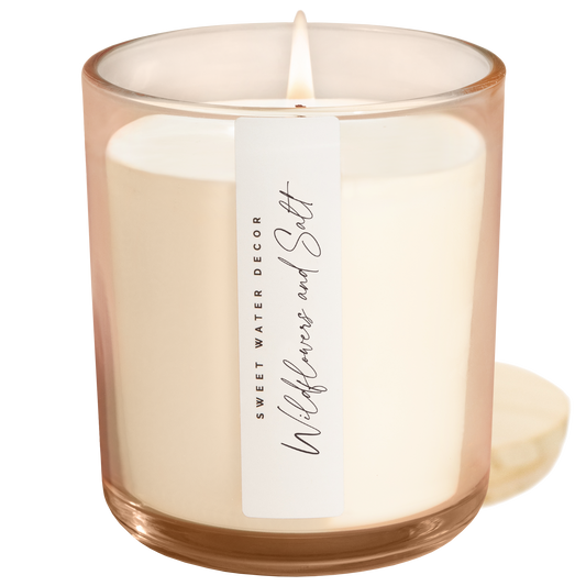 Wildflowers & Salt 12 oz Candle - Home Decor and Gifts